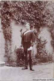 Edward Fardon in uniform