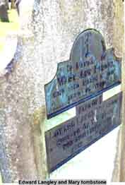 Tombstone of Edward Langley Fardon and his wife Mary