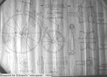 The Original Velocopede Drawing by Edward Langley Fardon